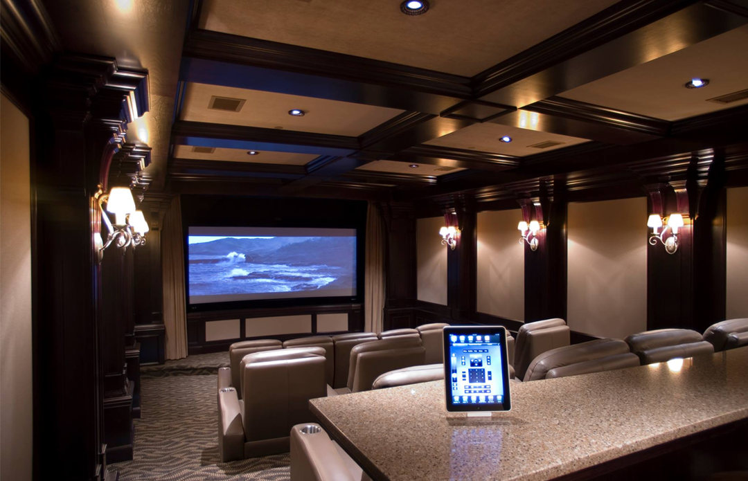 Private home movie theater